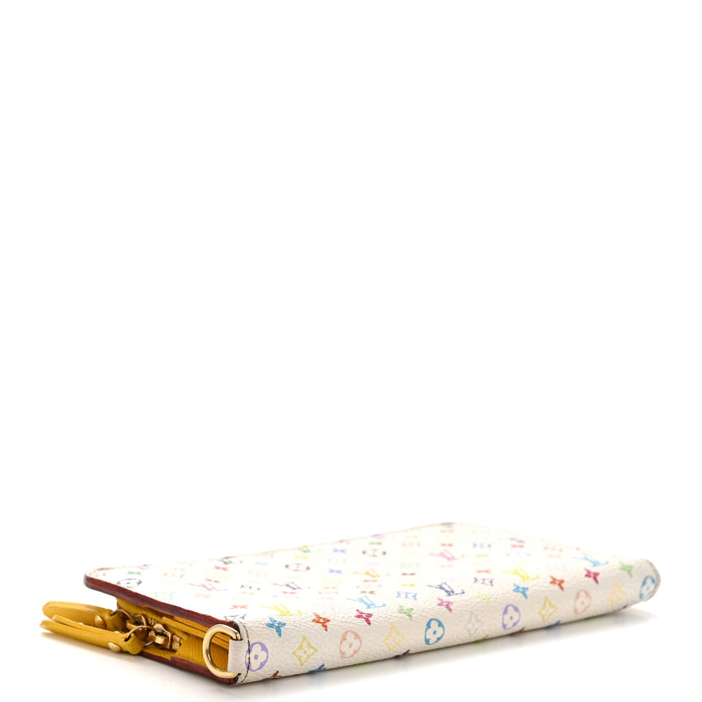 Louis Vuitton Monogram Multicolor Insolite Wallet White Citron
