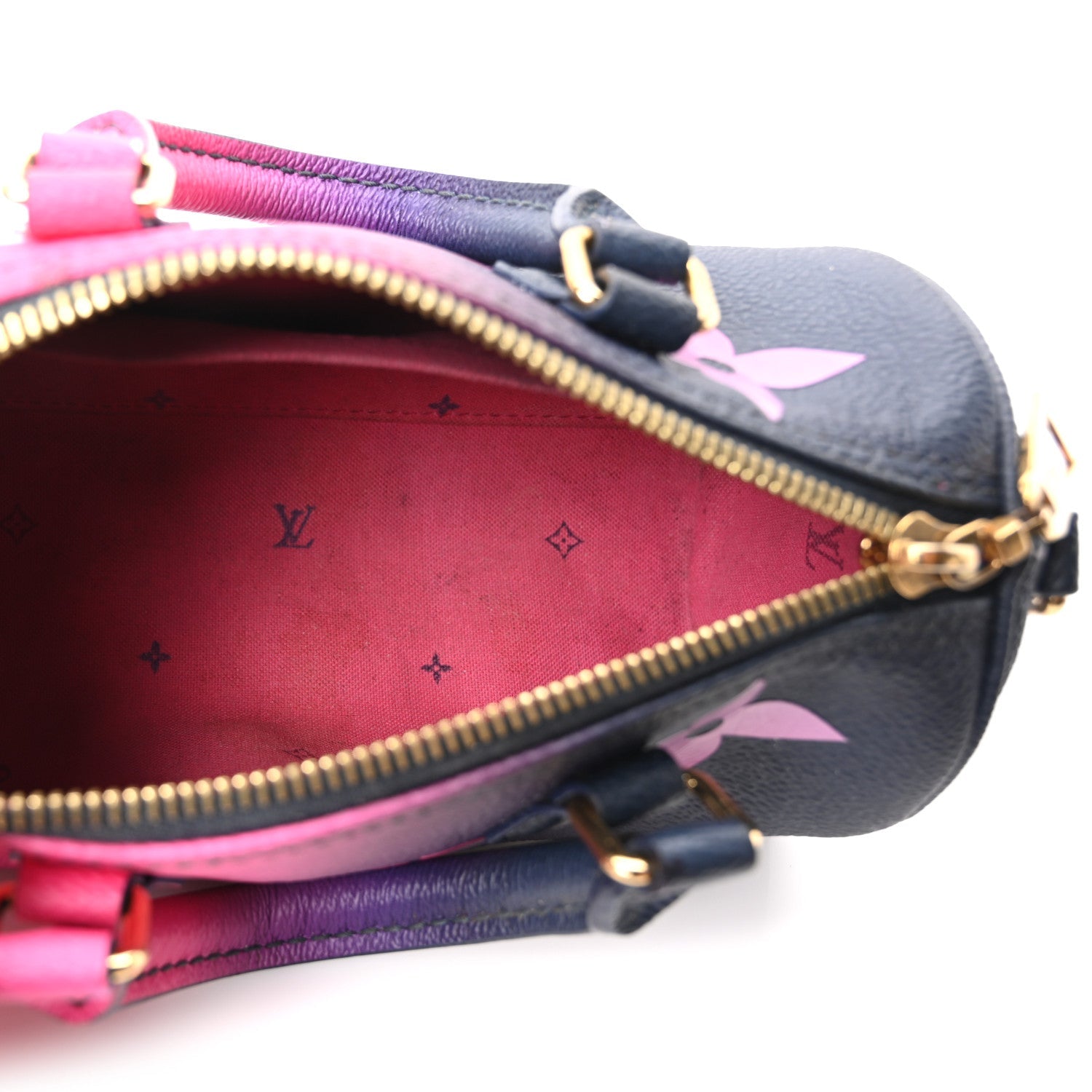 Louis Vuitton Monogram Giant Spring In The City Papillon BB Midnight Fuchsia