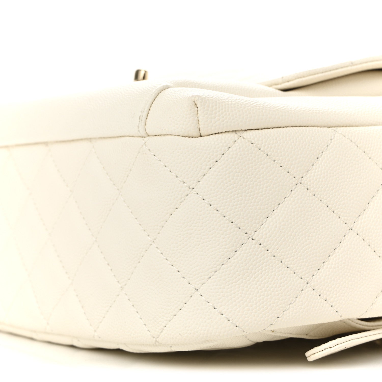 Chanel Caviar Quilted Small CC Day Backpack White
