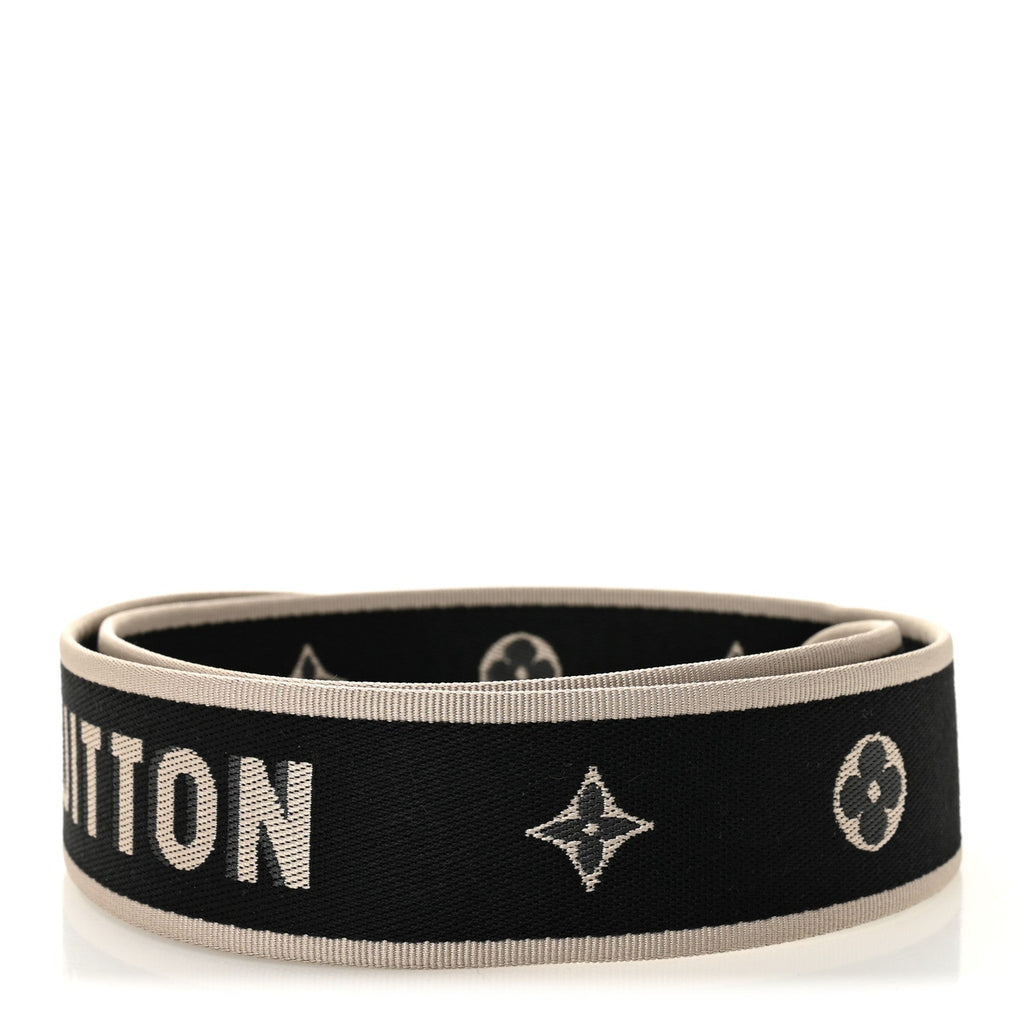 Louis Vuitton Jacquard Diane Shoulder Strap Black Ivory