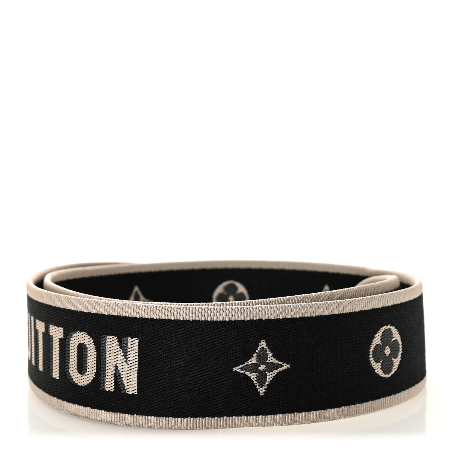 Louis Vuitton Jacquard Diane Shoulder Strap Black Ivory
