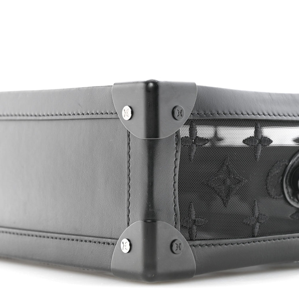 Louis Vuitton Monogram See Through Soft Trunk Black