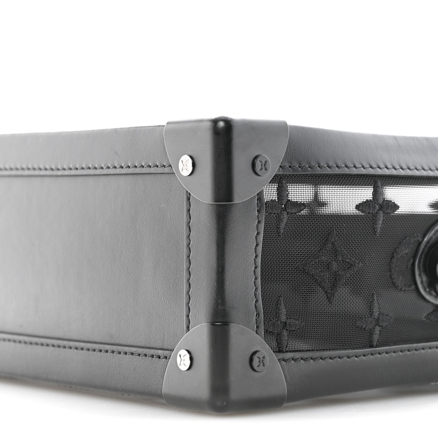 Louis Vuitton Monogram See Through Soft Trunk Black