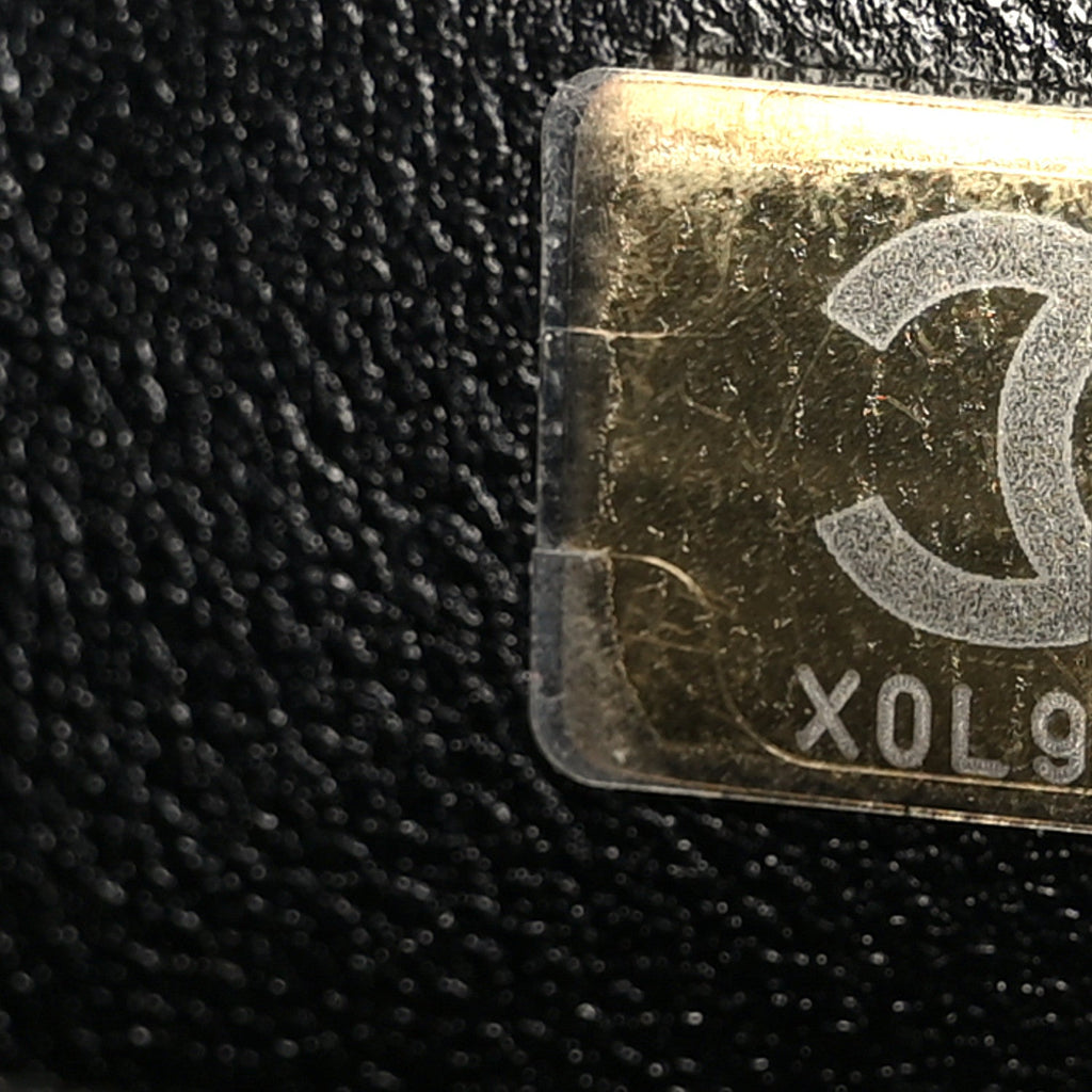 Chanel Lambskin Quilted Mini Rectangular Flap Black