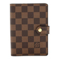 Louis Vuitton Damier Ebene Small Ring Agenda Cover
