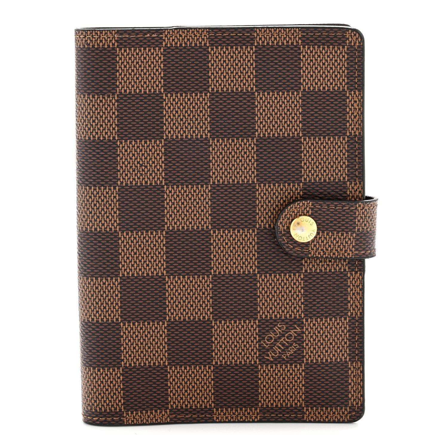 Louis Vuitton Damier Ebene Small Ring Agenda Cover