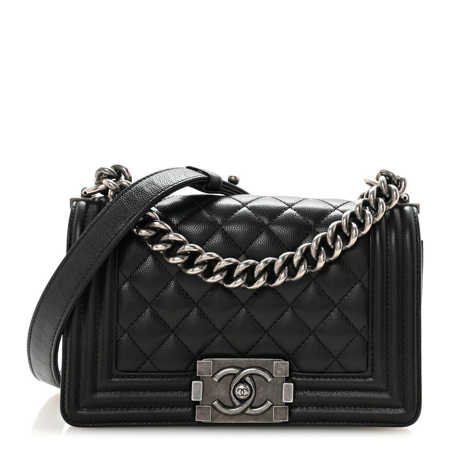 Chanel Caviar Quilted Small Boy Flap Black