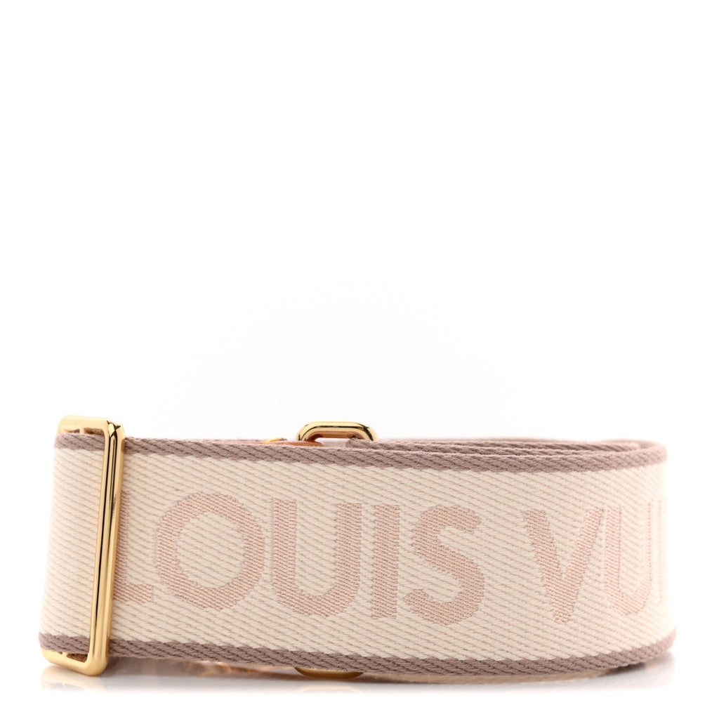 Louis Vuitton Jacquard Shoulder Strap Beige