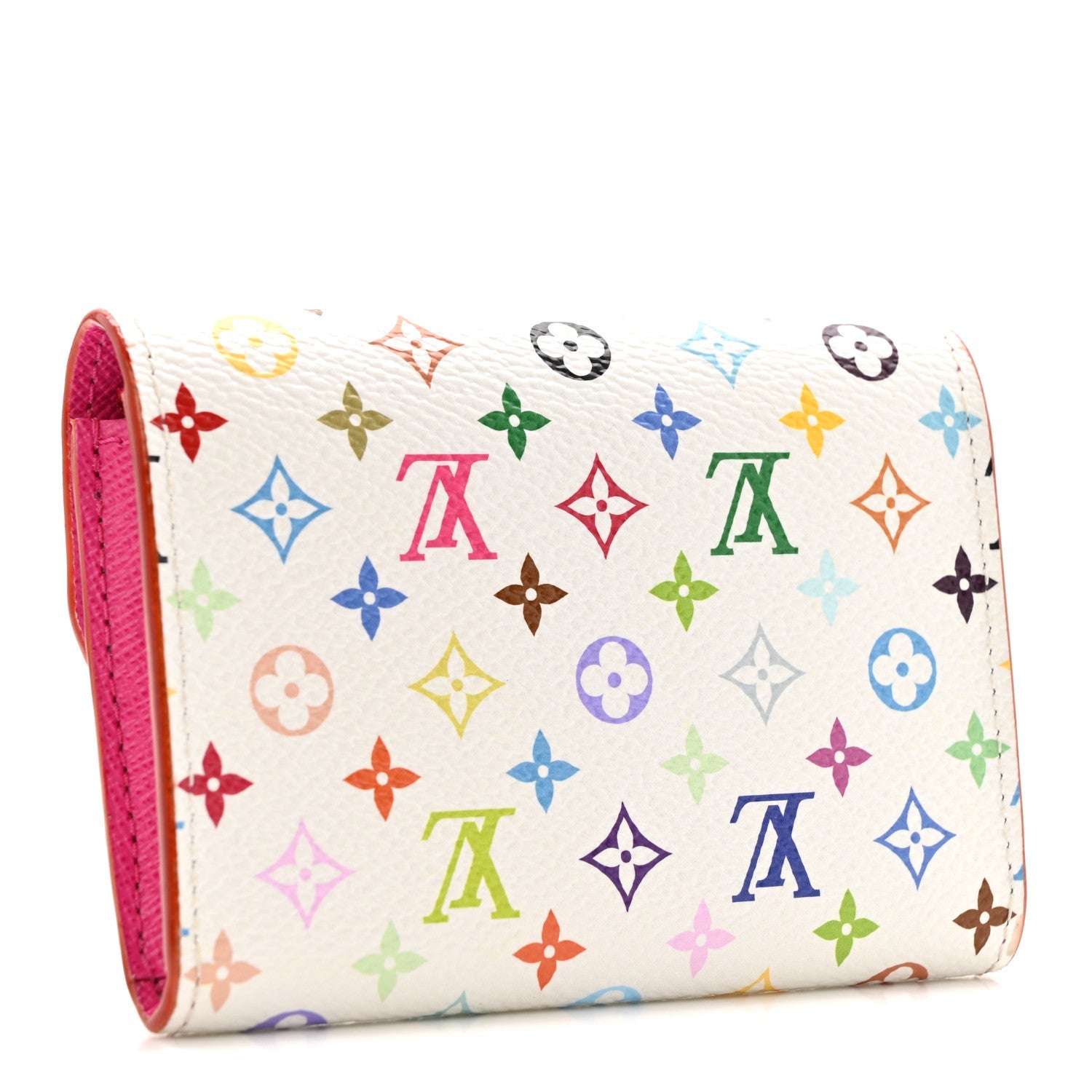 Louis Vuitton LV X TM Monogram Multicolor Rosalie Coin Purse White Kawaii Pink