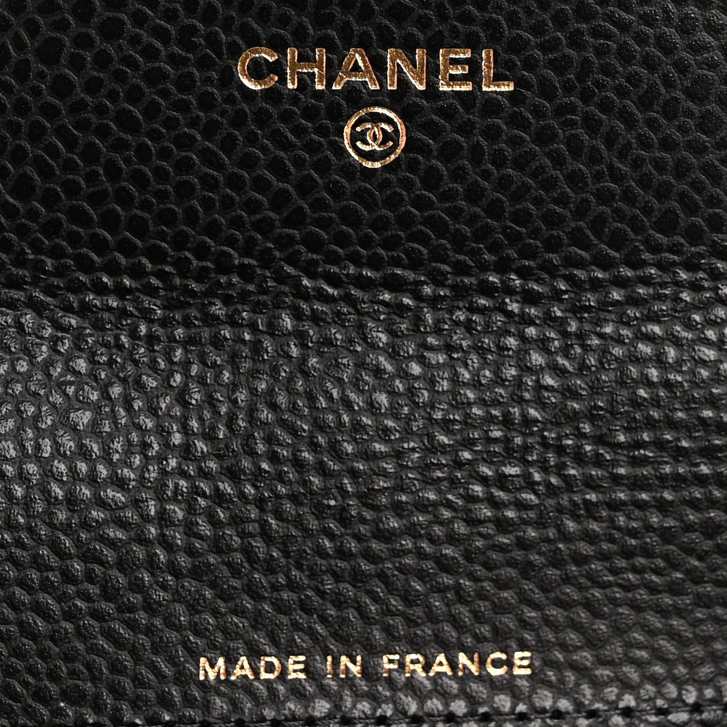 Caviar Quilted Flap Card Holder Wallet Black