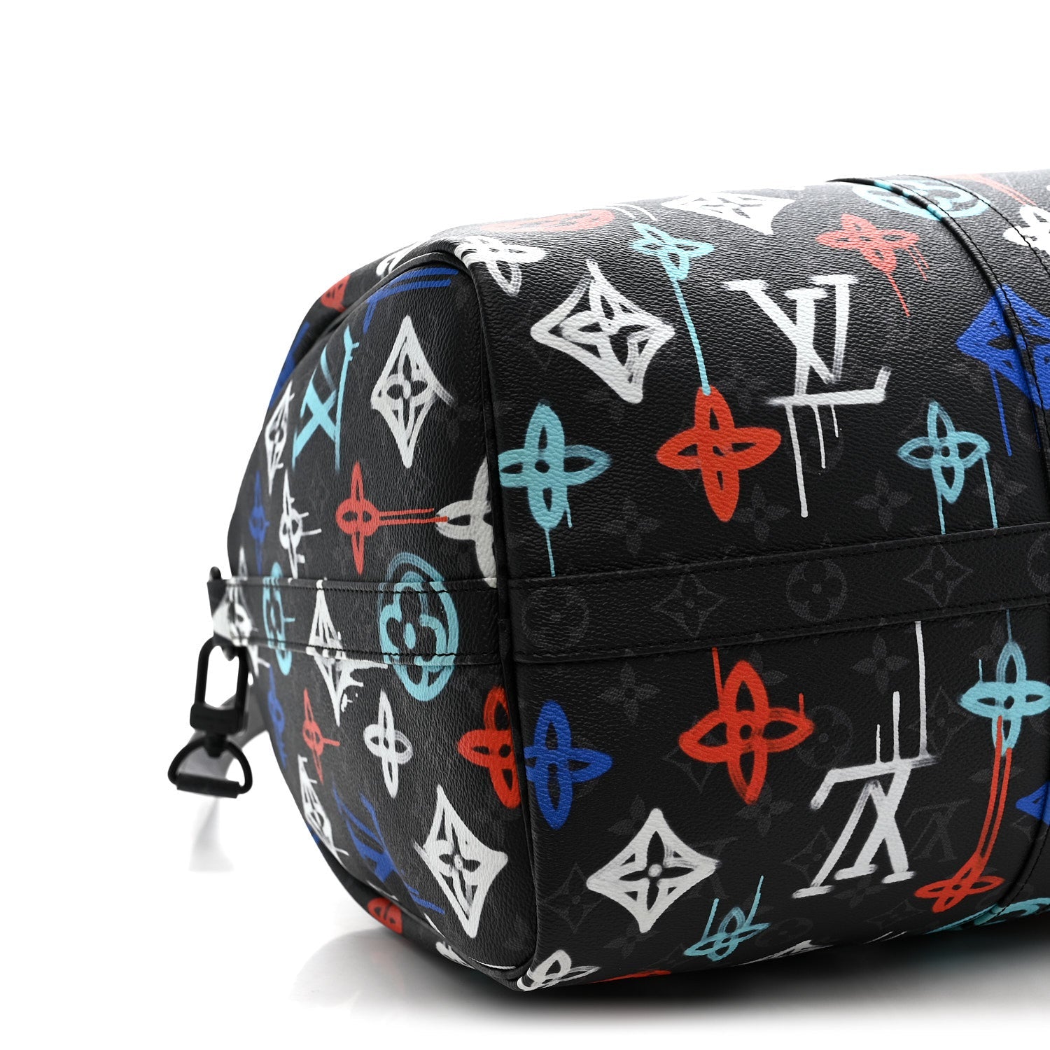 Louis Vuitton Monogram Eclipse LV Graffiti Keepall Bandouliere 50 Multicolor