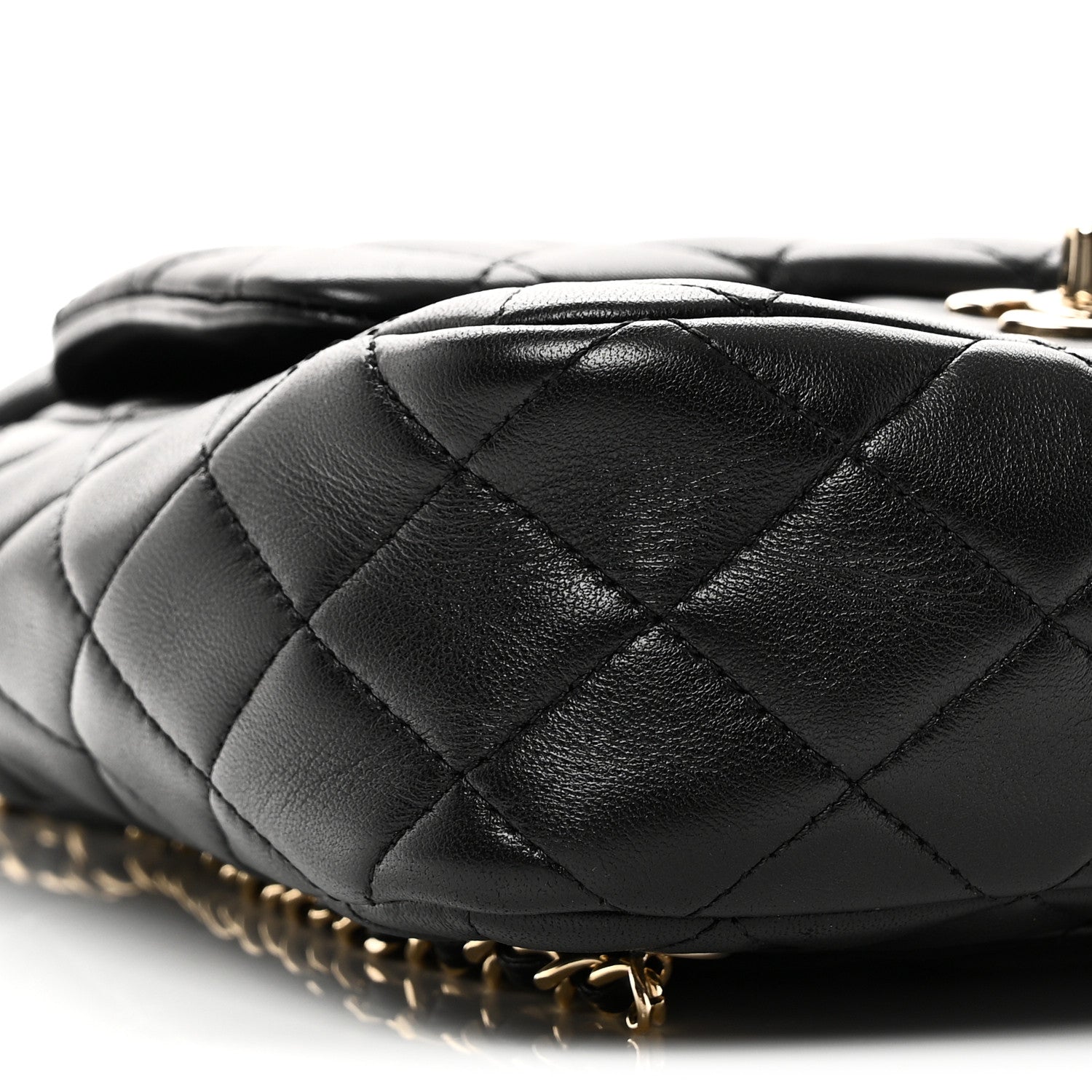 Chanel Lambskin Quilted Small In Seoul Backpack Black