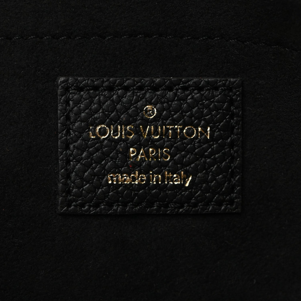 Louis Vuitton Empreinte Pochette Felicie Chain Wallet Black