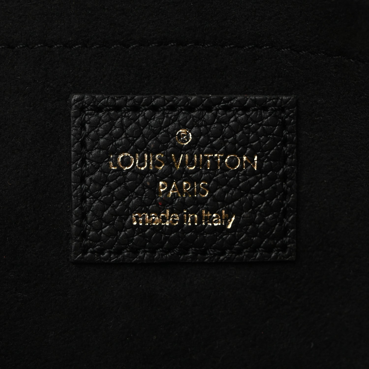 Louis Vuitton Empreinte Pochette Felicie Chain Wallet Black