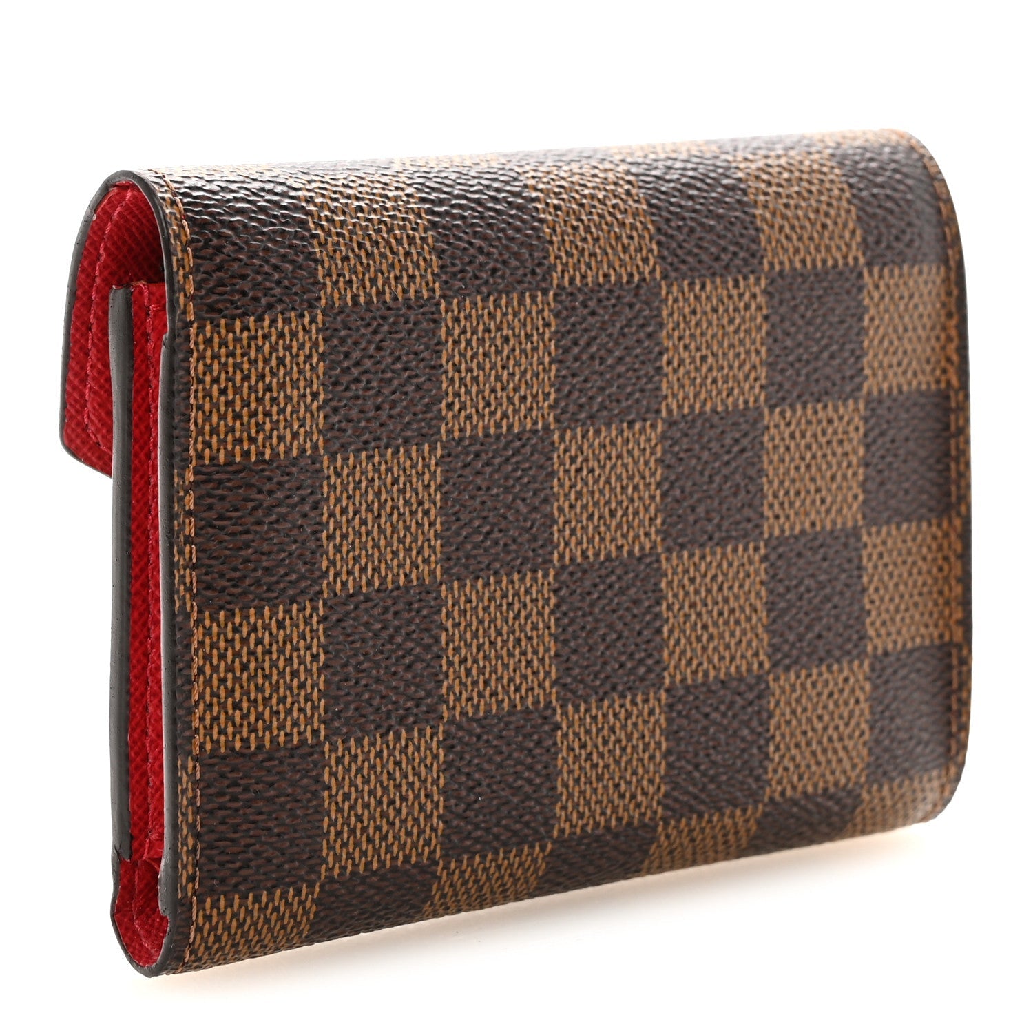 Louis Vuitton Damier Ebene Victorine Wallet Red