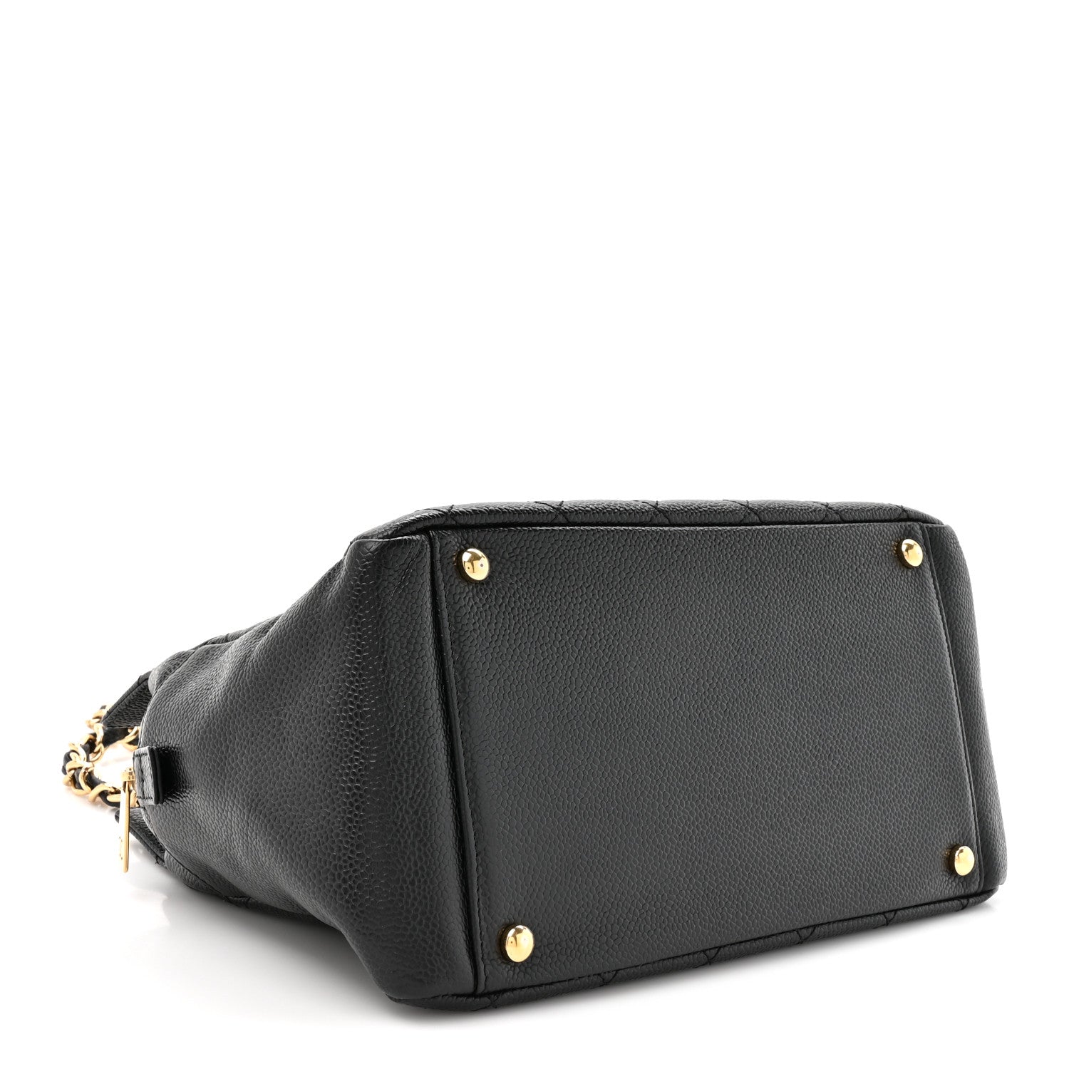 Chanel Caviar Quilted Petit Timeless Tote PTT Black