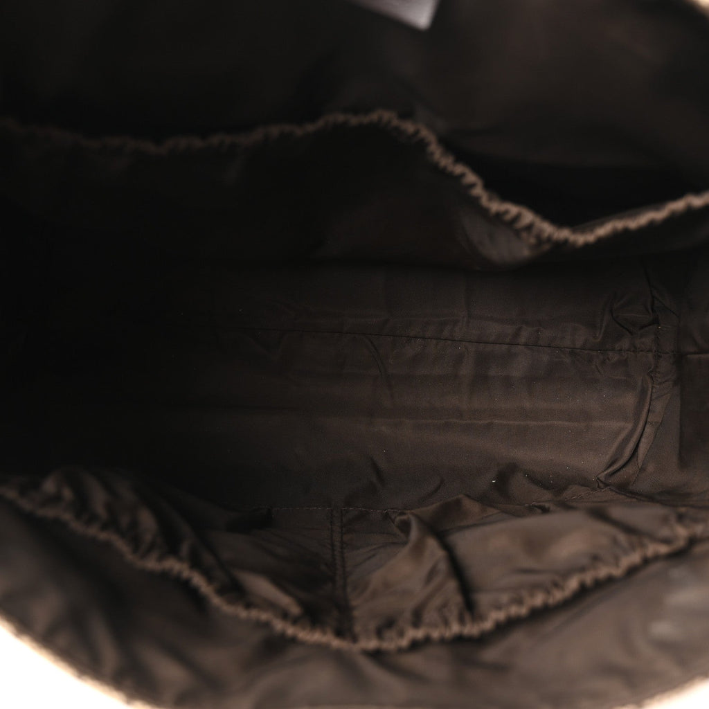 Gucci GG Plus Monogram Messenger Diaper Bag Dark Brown