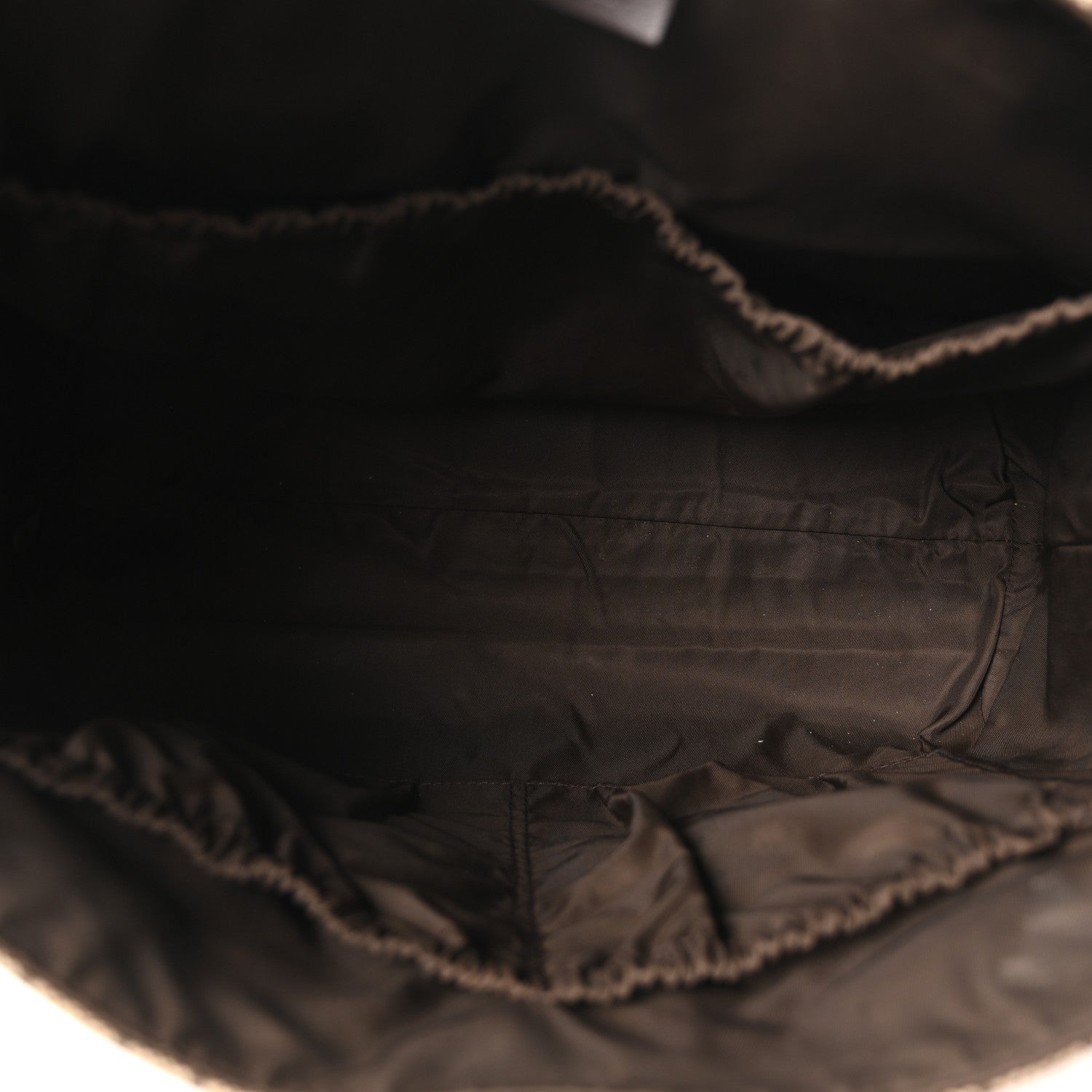Gucci GG Plus Monogram Messenger Diaper Bag Dark Brown