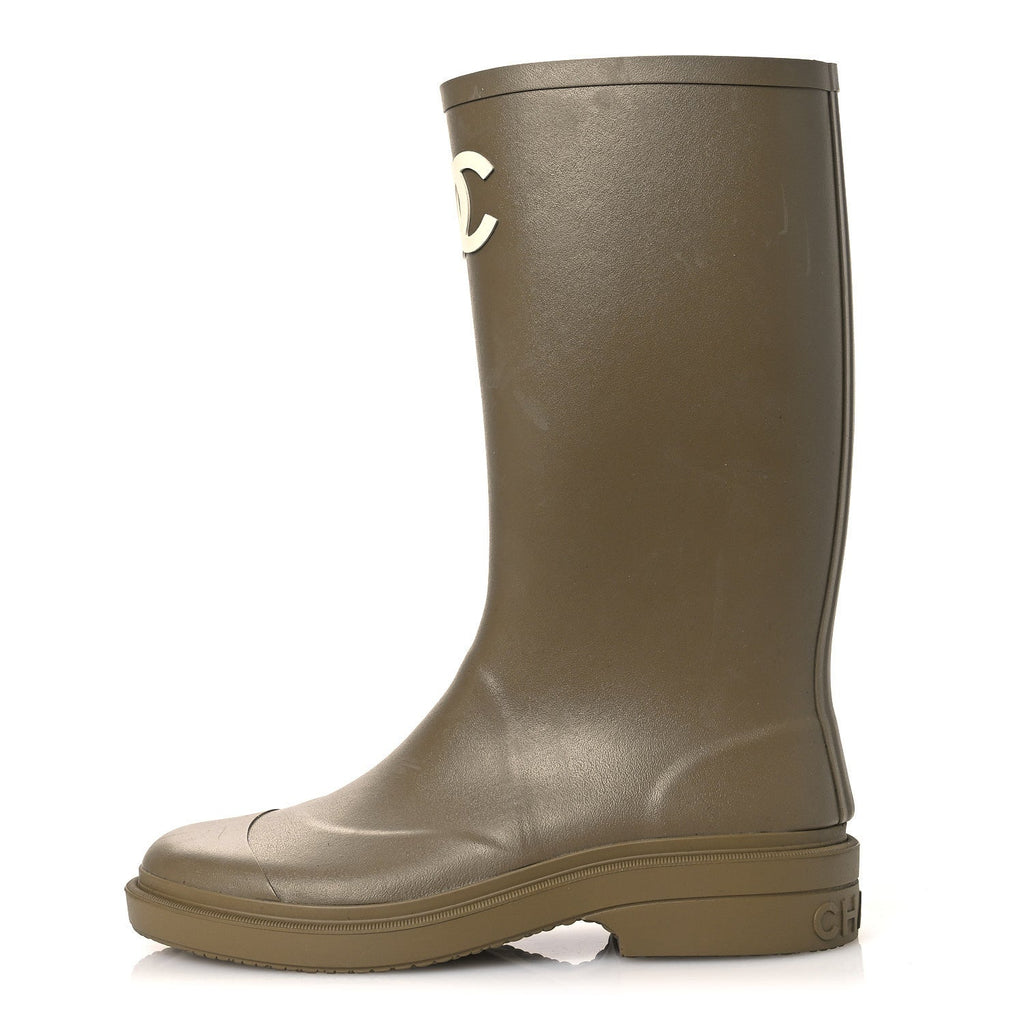 Caoutchouk CC High Boots 39 Dark Beige