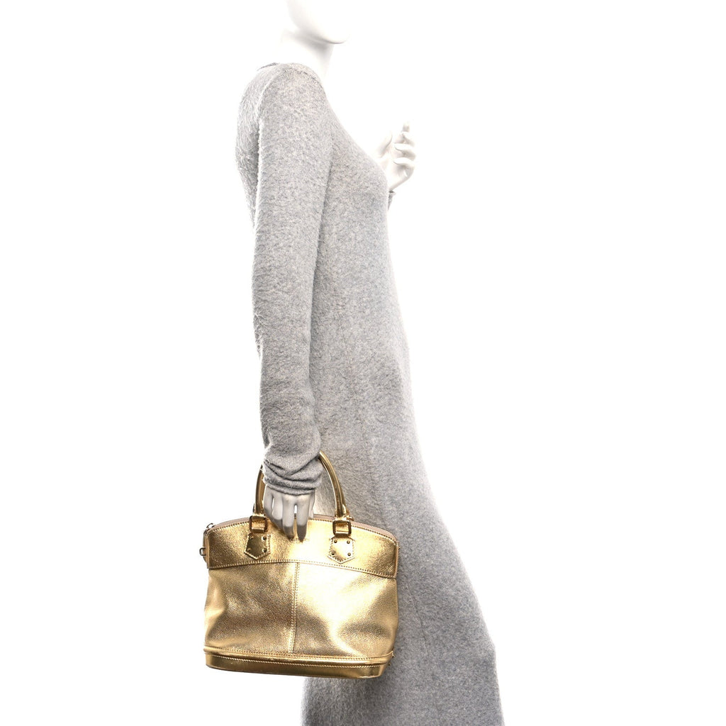 Louis Vuitton Suhali Lockit PM Gold
