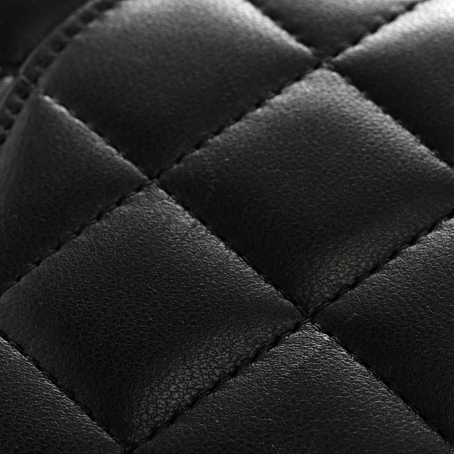 Chanel Lambskin Quilted Flap Clutch Black