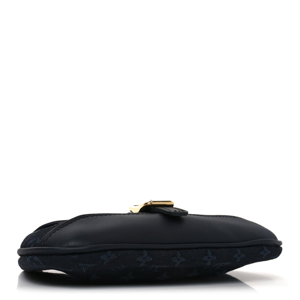 Louis Vuitton Mini Monogram Anne Sophie Pochette Clutch Bleu