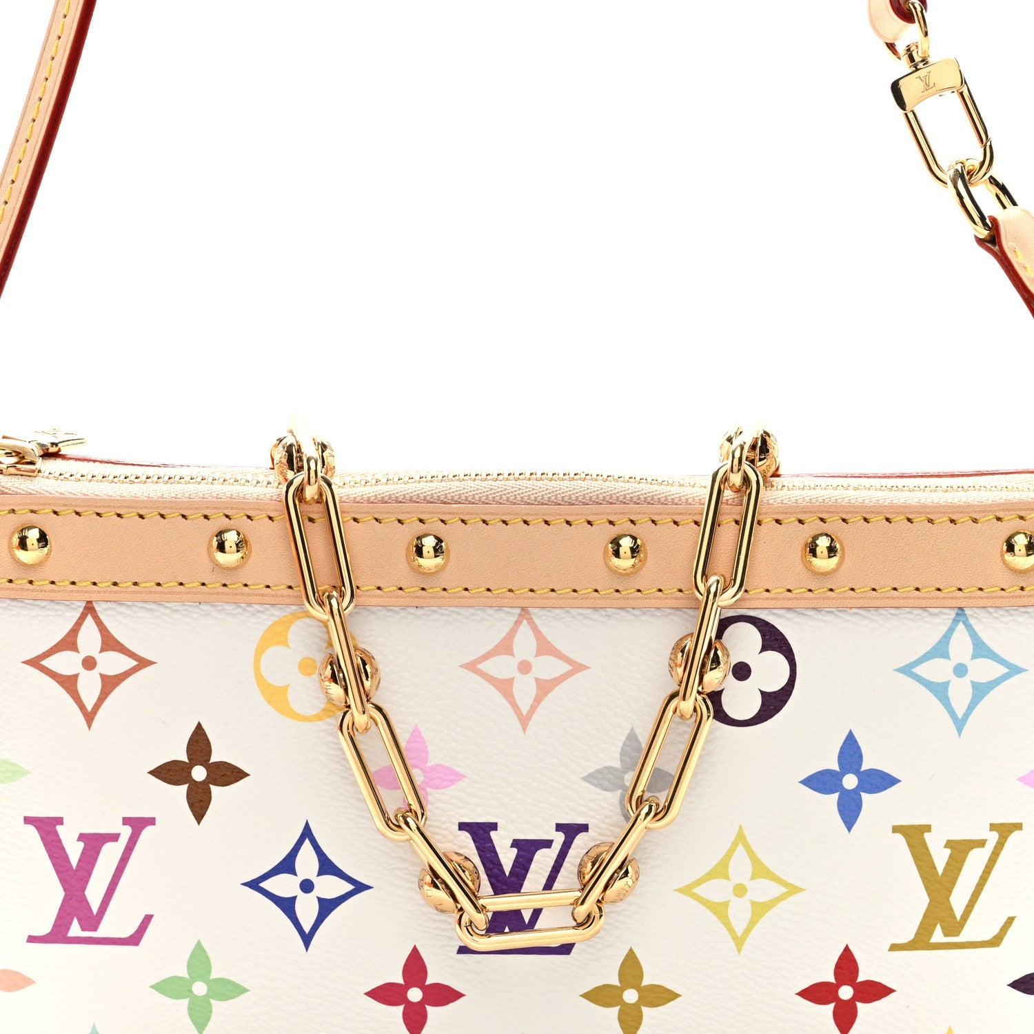 Louis Vuitton LV X TM Monogram Multicolor Pochette Accessories White