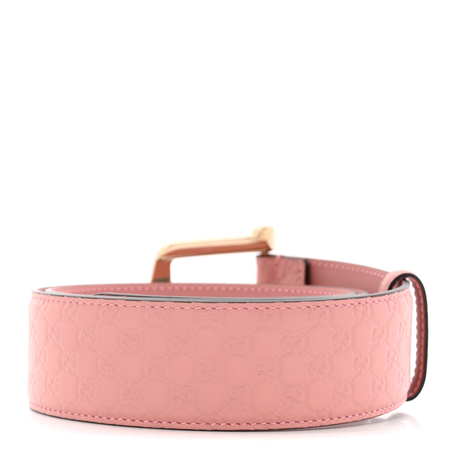 Gucci Soft Microguccissima Margaux Calfskin Belt 80 32 Soft Pink