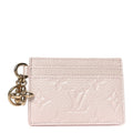 Louis Vuitton Empreinte Monogram LV Charms Card Holder Snowy Pearl
