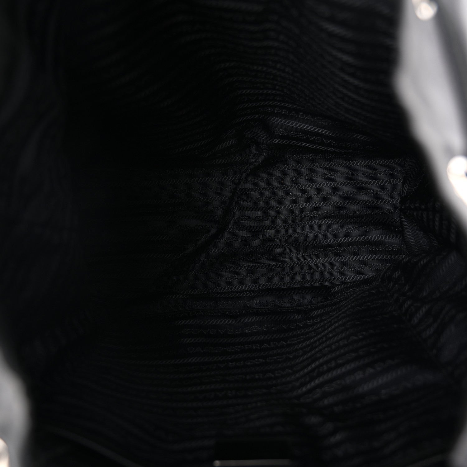 Prada Tessuto Nylon Saffiano Medium Backpack Black