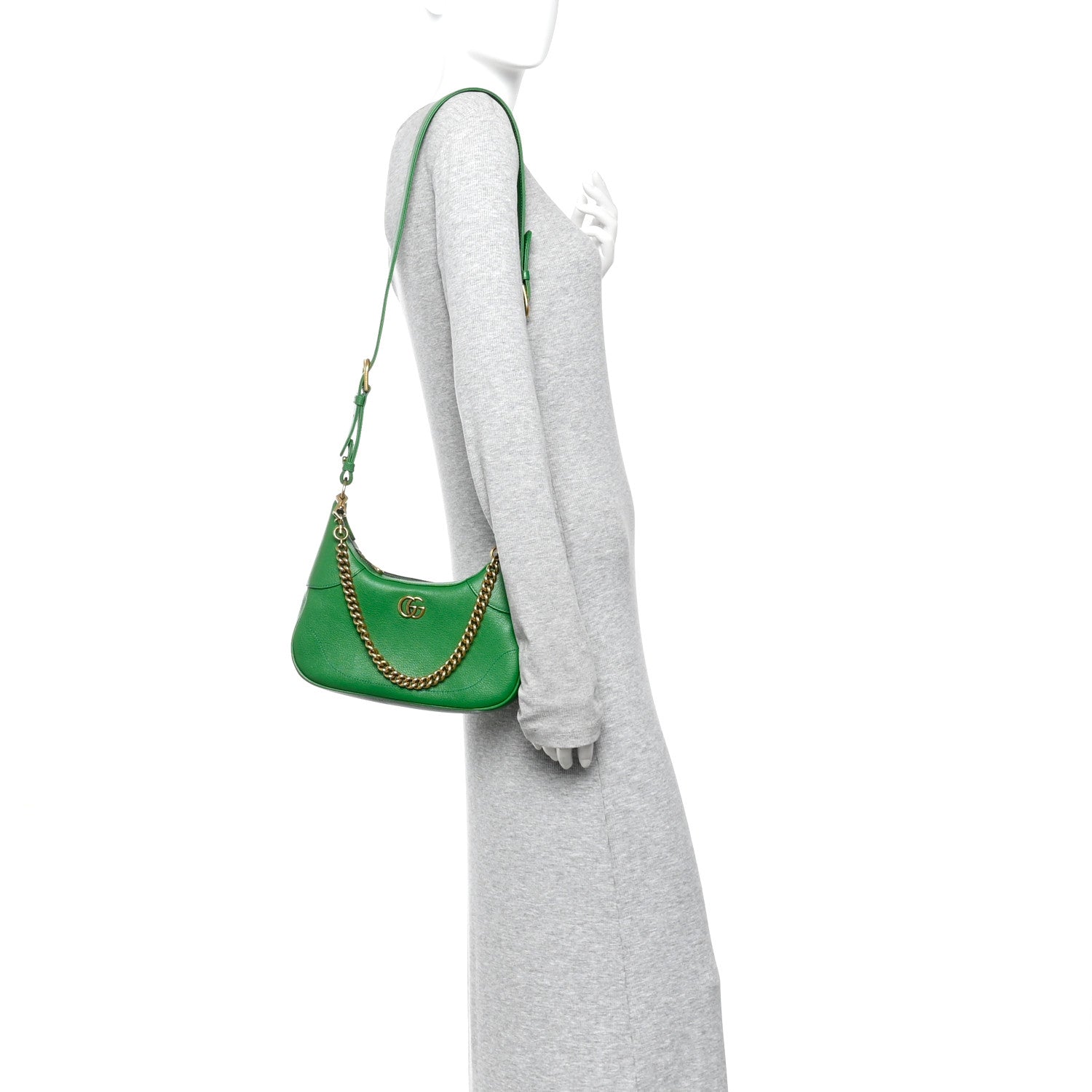 Gucci Goatskin Small Aphrodite Shoulder Bag New Shamarock
