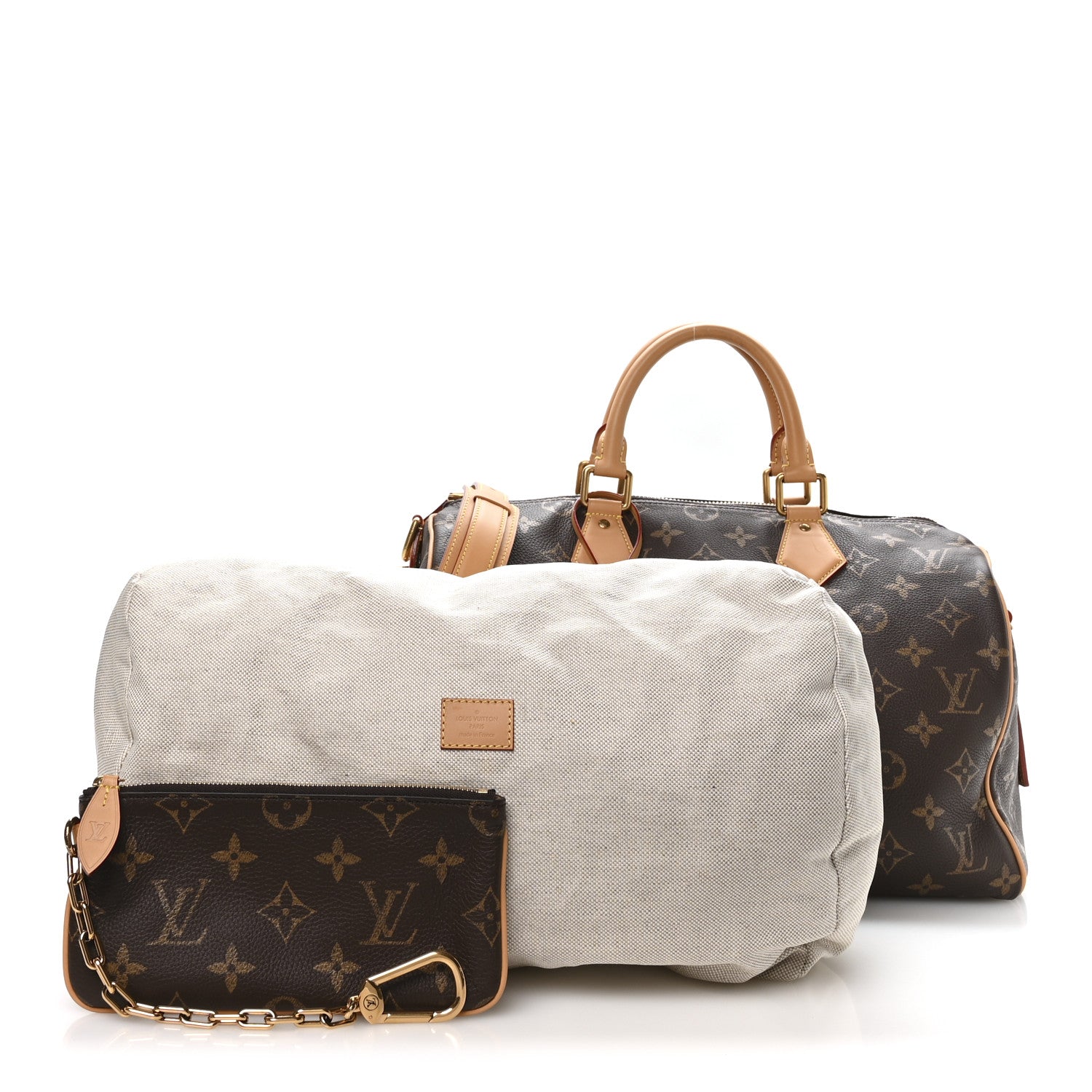 Louis Vuitton Calfskin Monogram Speedy P9 Bandouliere 40