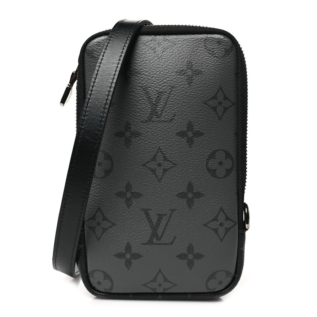 Louis Vuitton Monogram Eclipse Reverse Double Phone Pouch