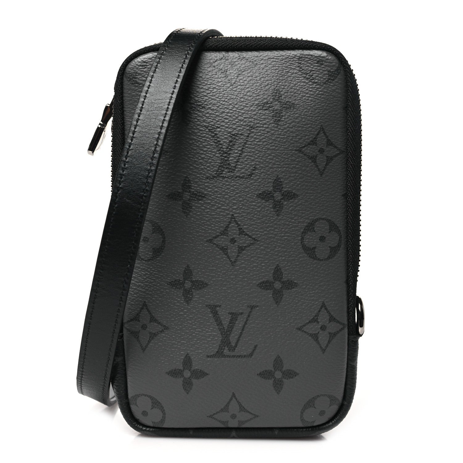 Louis Vuitton Monogram Eclipse Reverse Double Phone Pouch