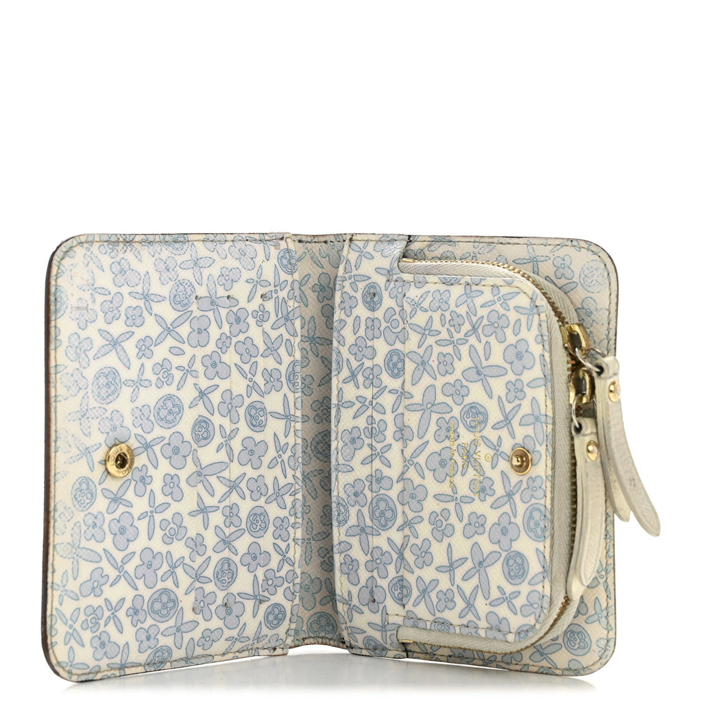 Louis Vuitton Monogram Fleuri Insolite PM Wallet Violet