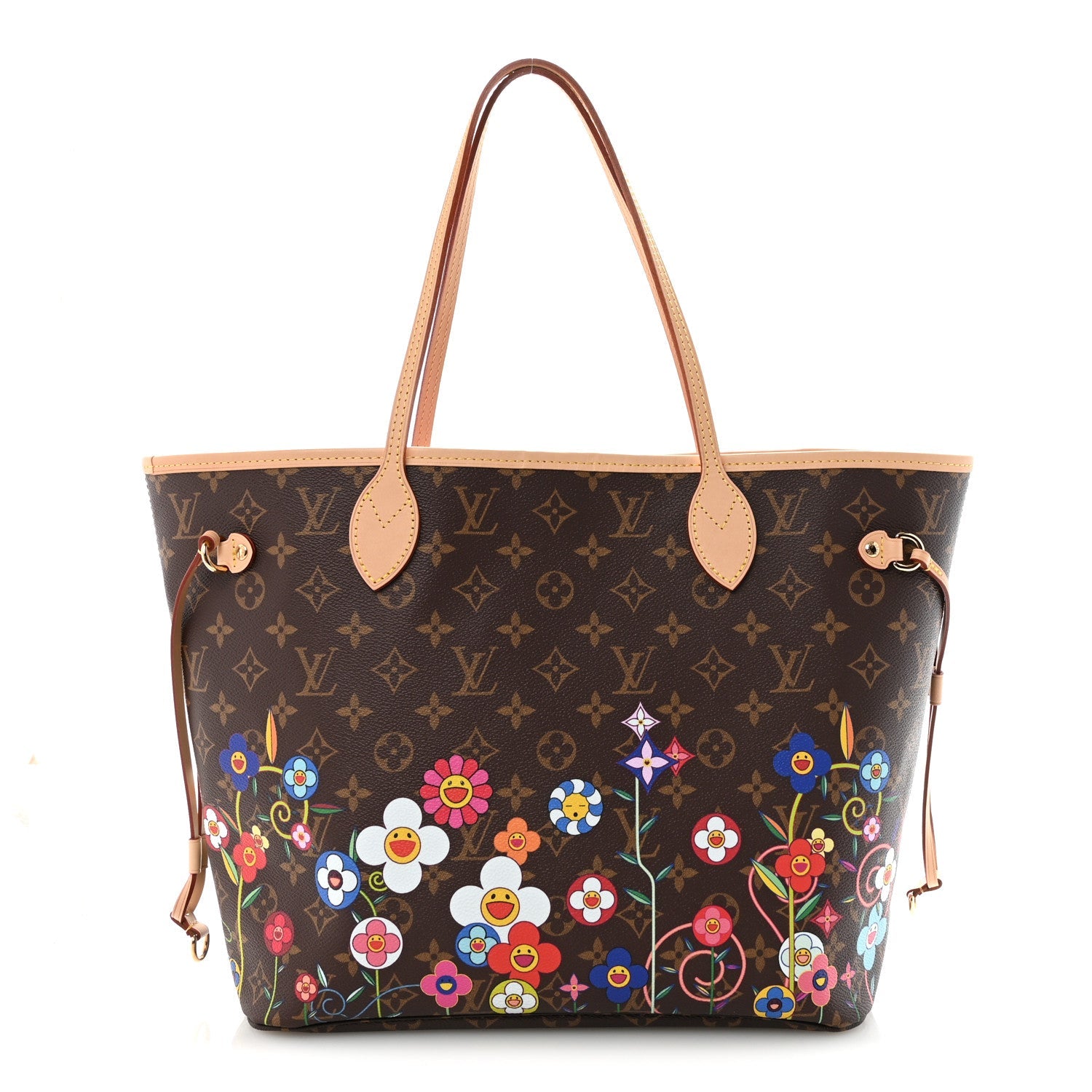 Louis Vuitton LV X TM Monogram Flowers Neverfull MM