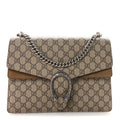 Gucci GG Supreme Monogram Medium Dionysus Shoulder Bag Taupe