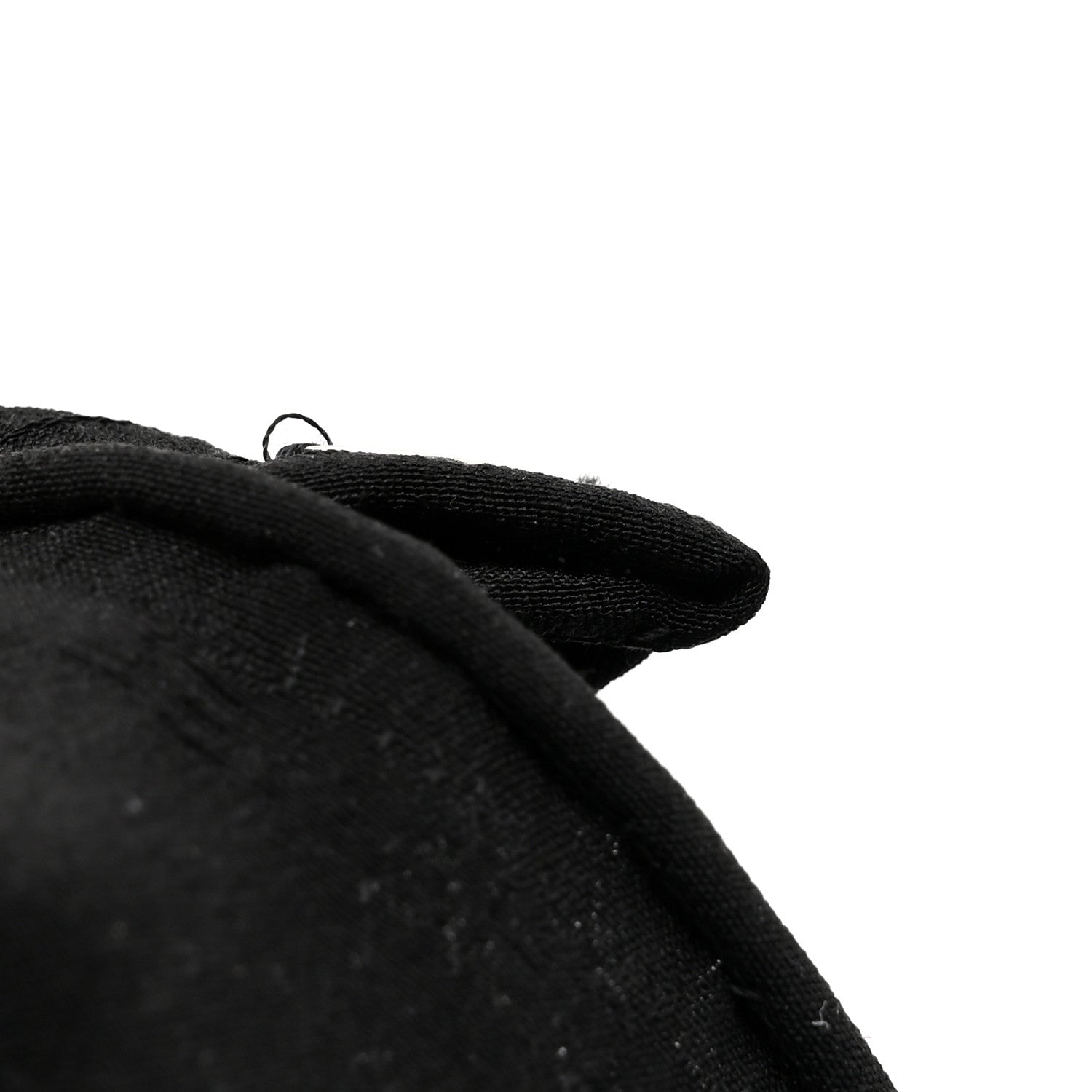 Chanel Silk Bow Hair Clip Black