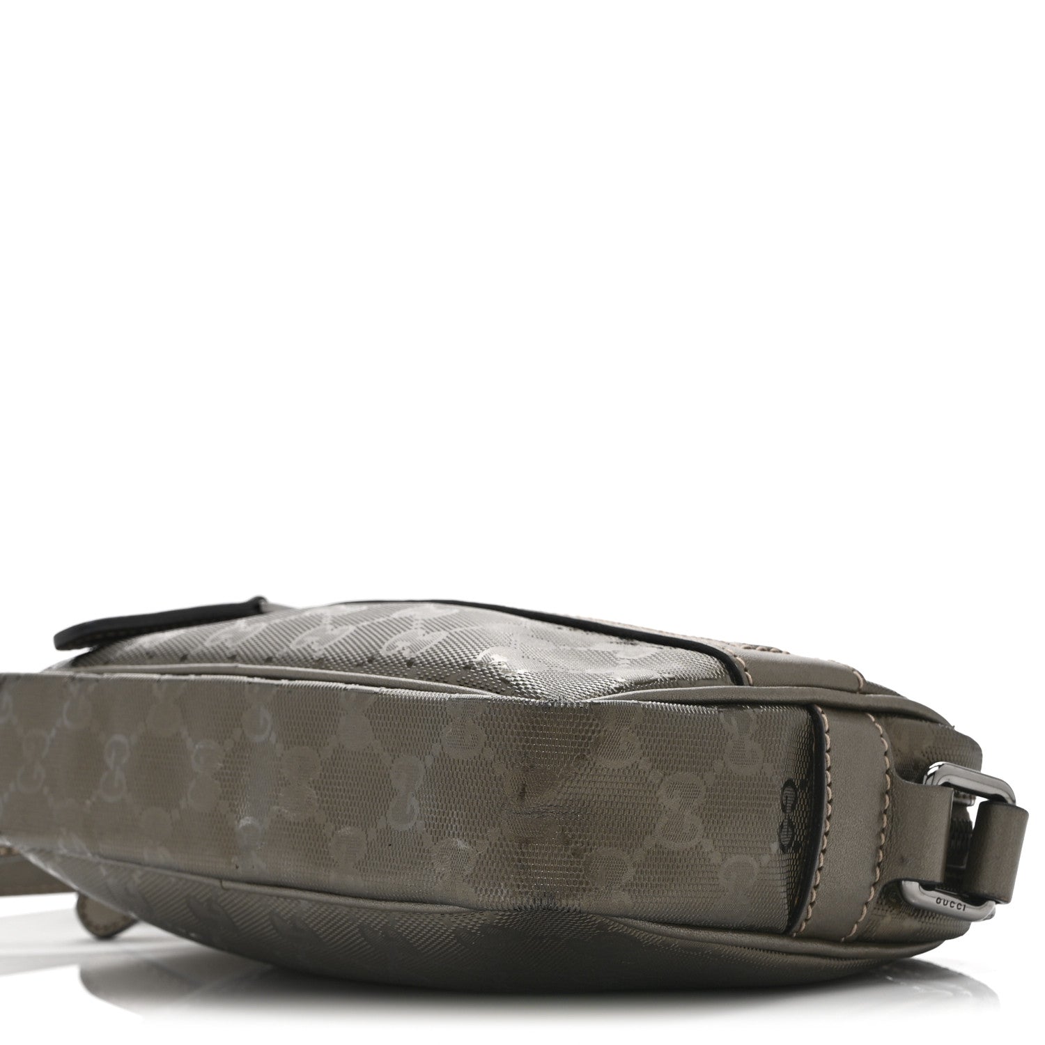 Gucci Imprime Monogram Small Shoulder Bag Silver