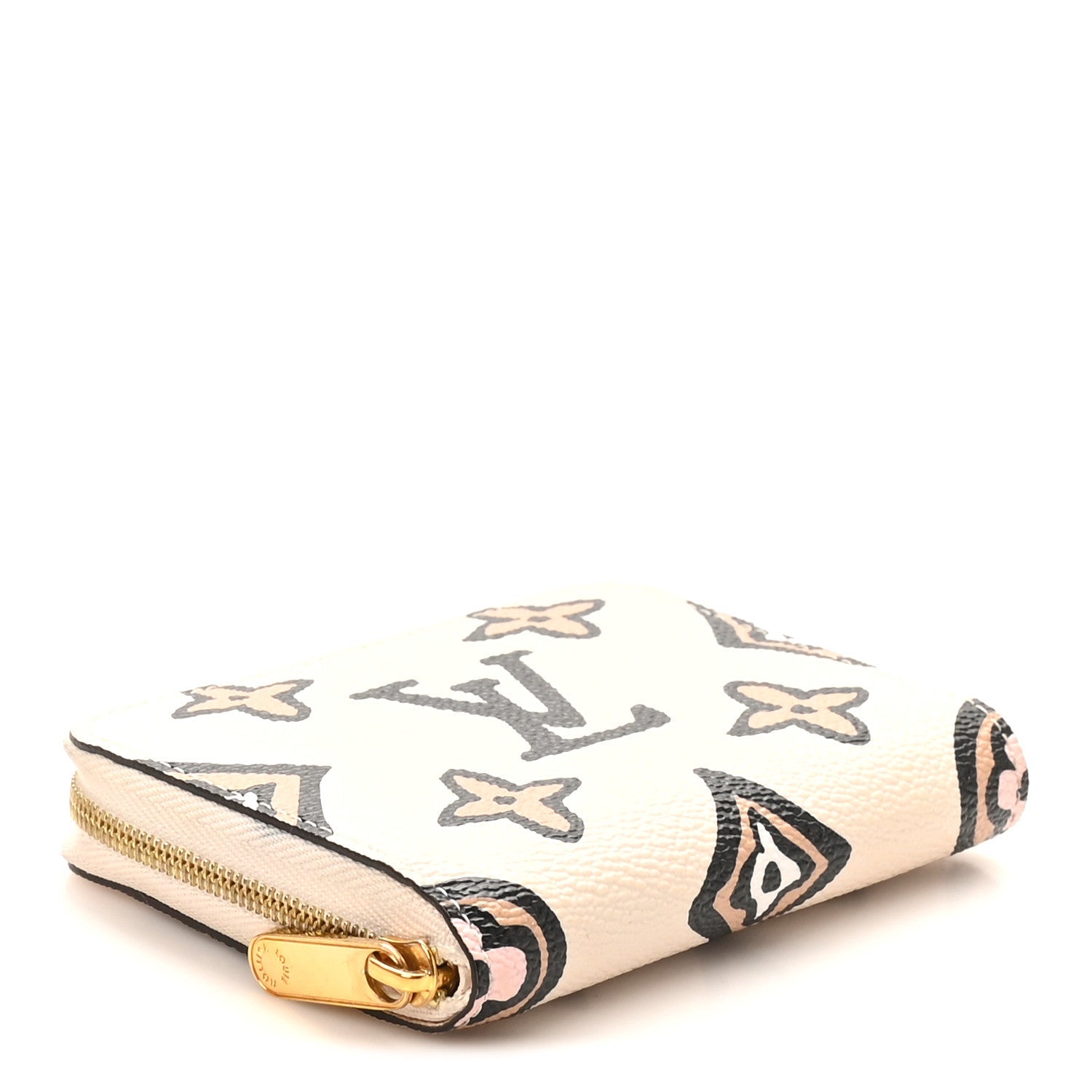 Louis Vuitton Monogram Giant Wild At Heart Zippy Coin Purse Creme