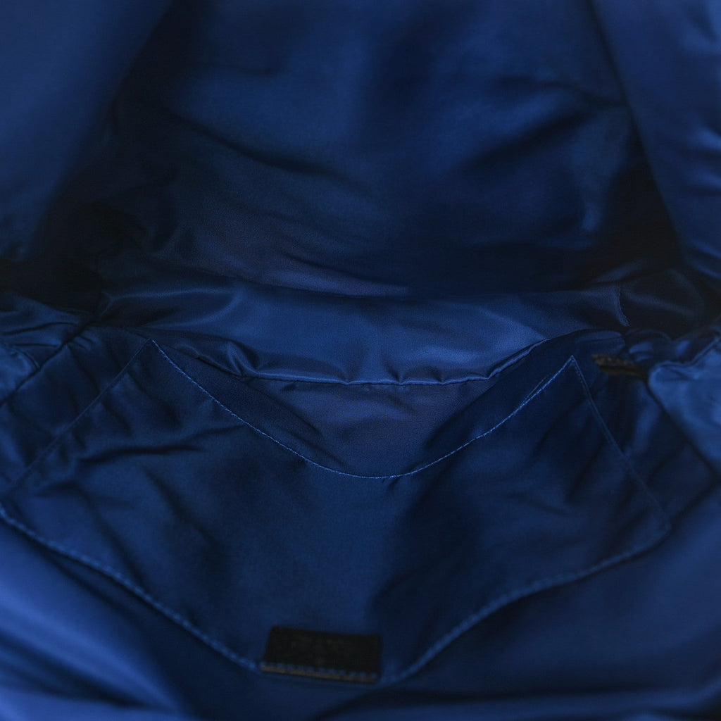 Gucci Econyl Nylon Monogram Off The Grid Backpack Guilted Blue Black