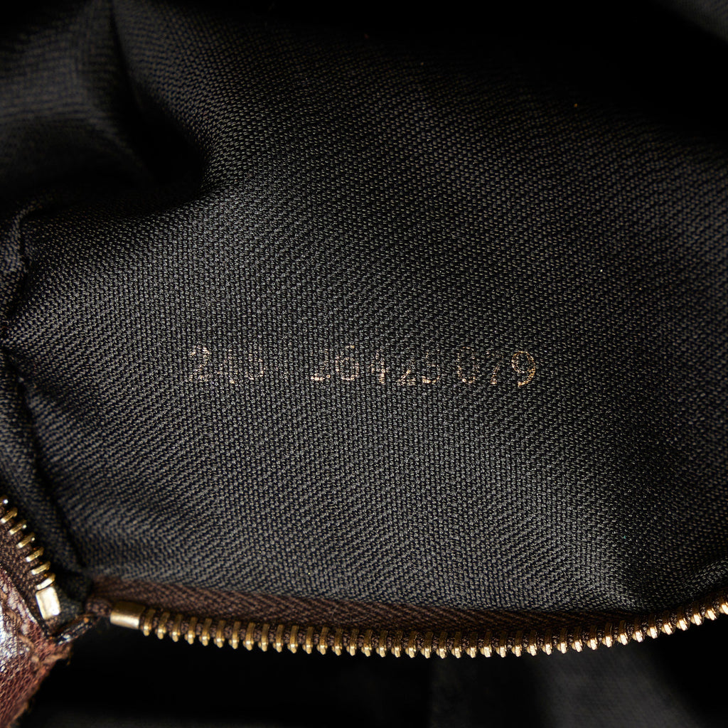 FENDI FF Suede Shoulder Bag