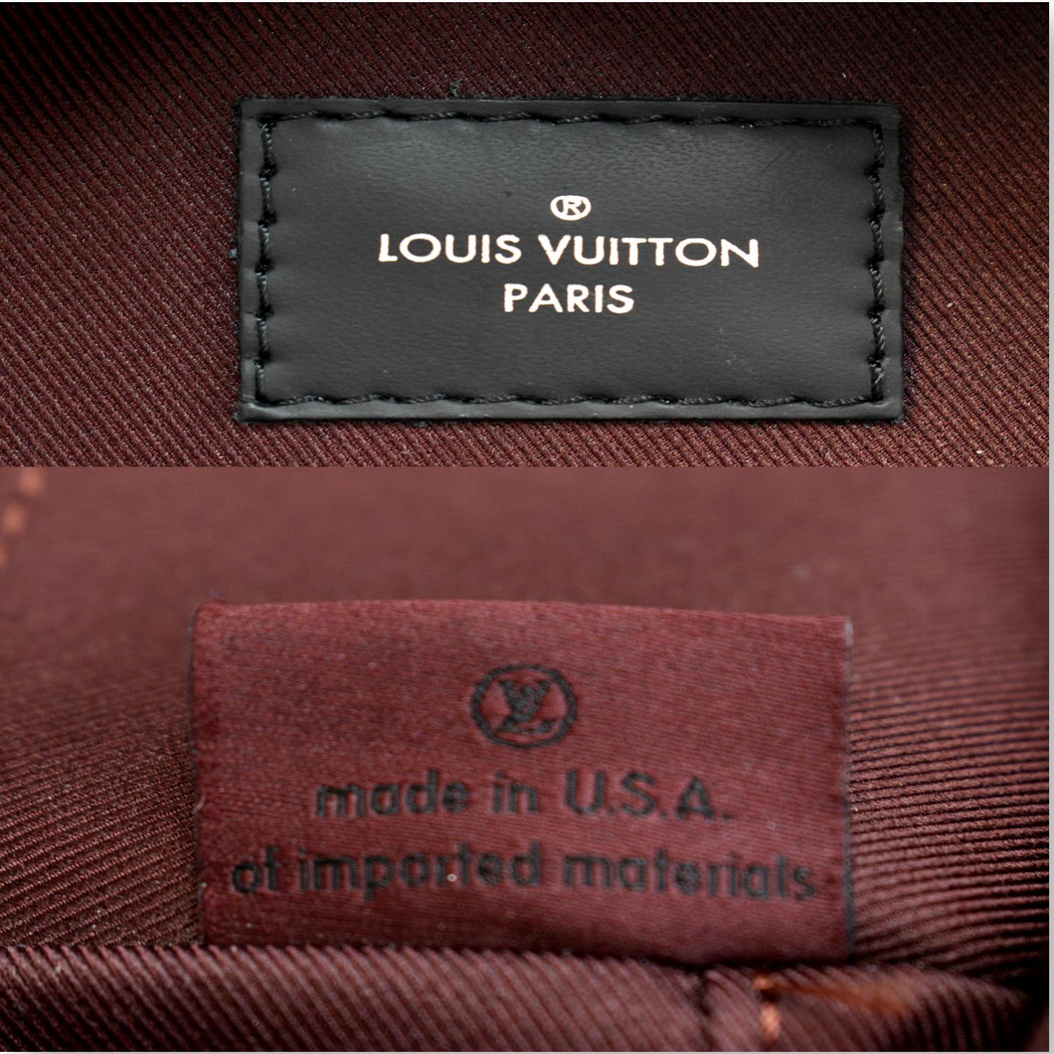 LOUIS VUITTON Josh Monogram Canvas Backpack Bag Brown