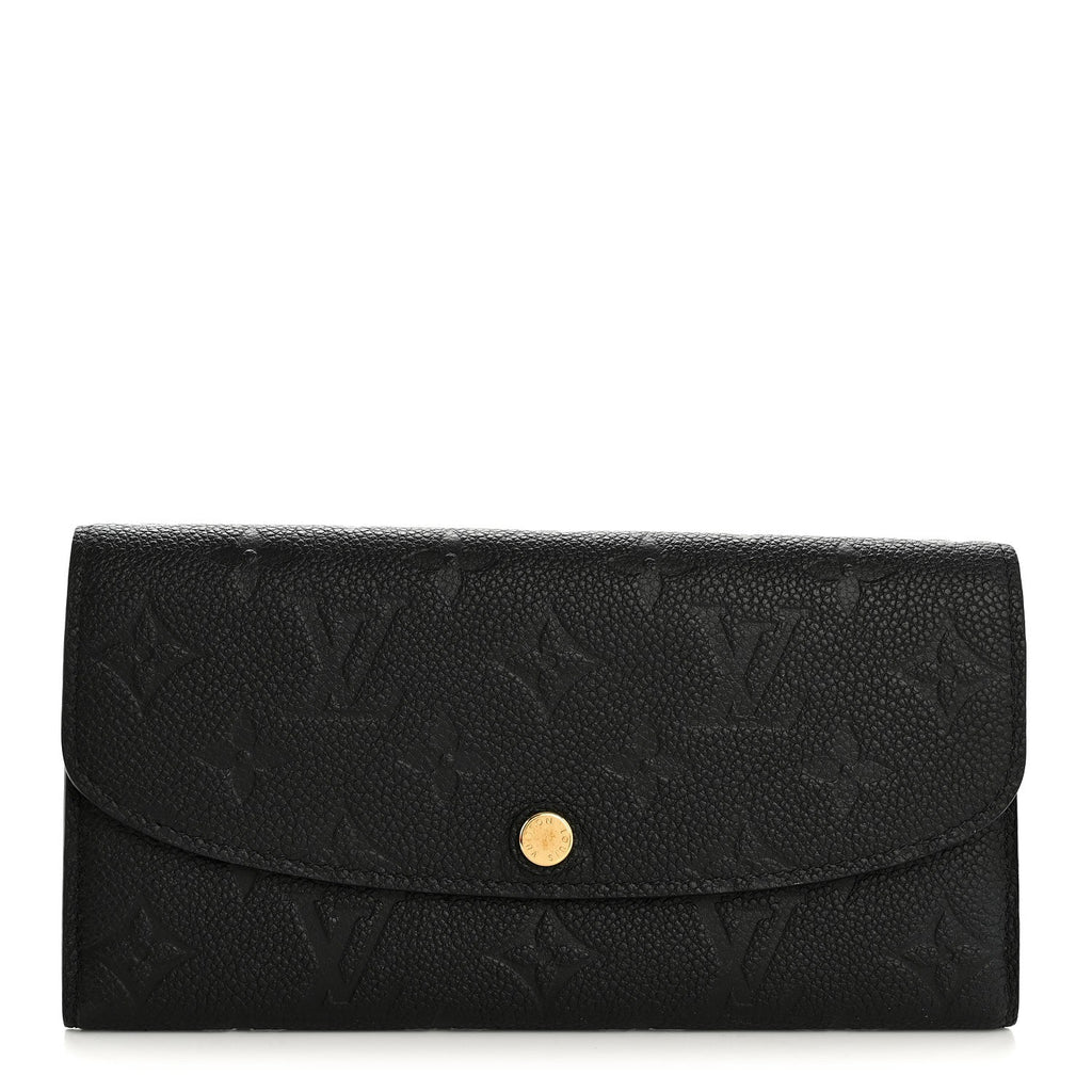 Louis Vuitton Empreinte Emilie Wallet Black Dune