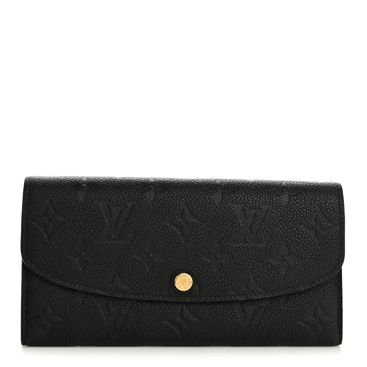 Louis Vuitton Empreinte Emilie Wallet Black Dune
