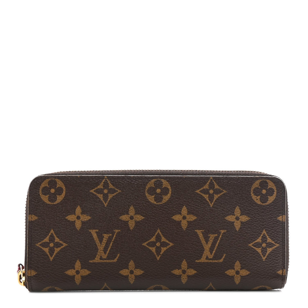 Louis Vuitton Monogram Clemence Wallet Fuchsia