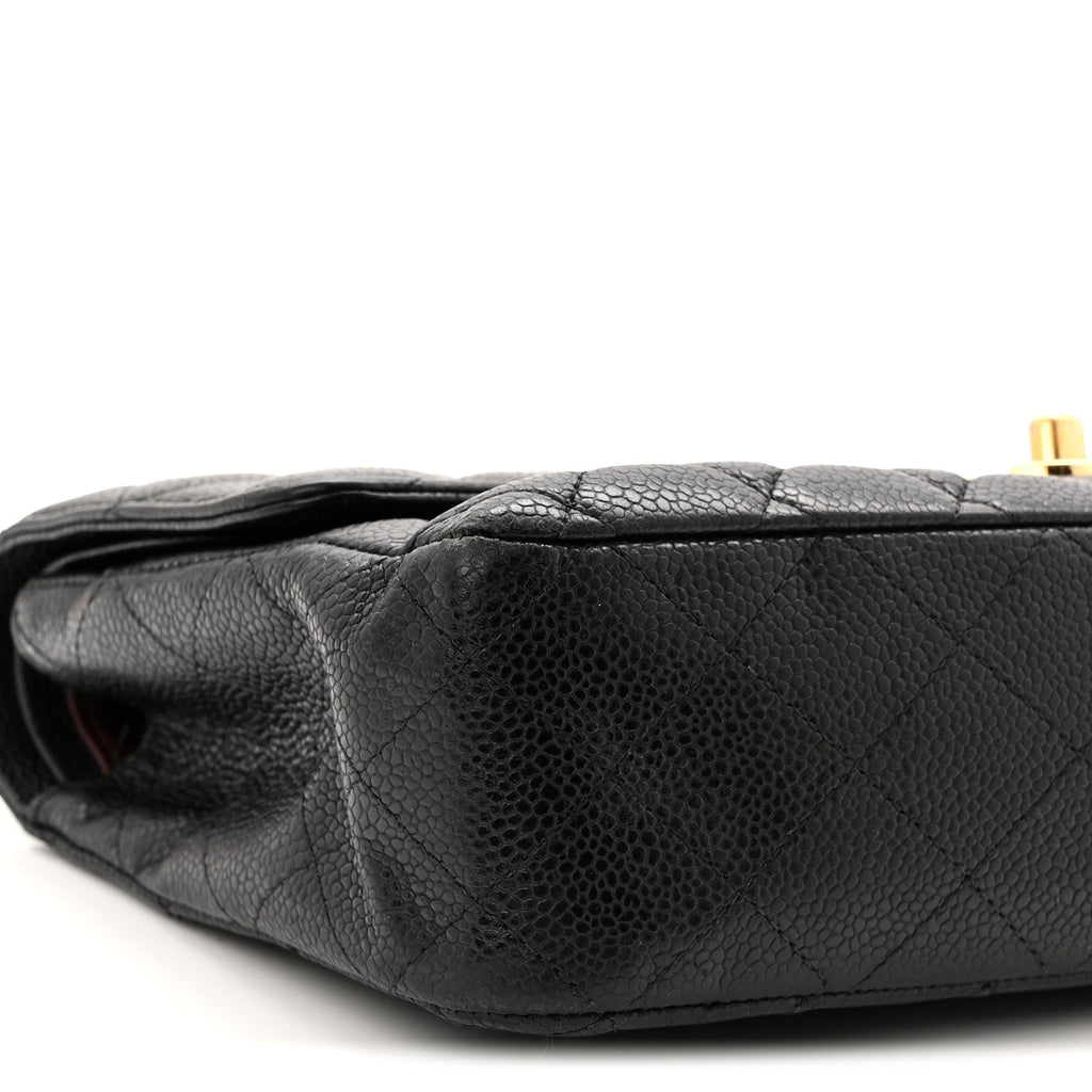 Chanel Caviar Quilted Medium Double Flap Black