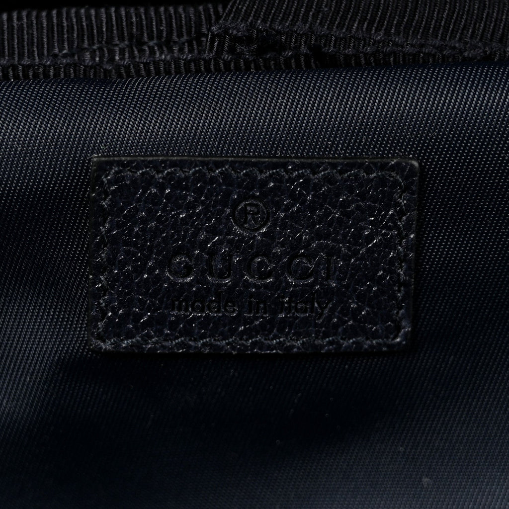 Gucci GG Supreme Monogram Web Medium Savoy Trolley Beige Blue