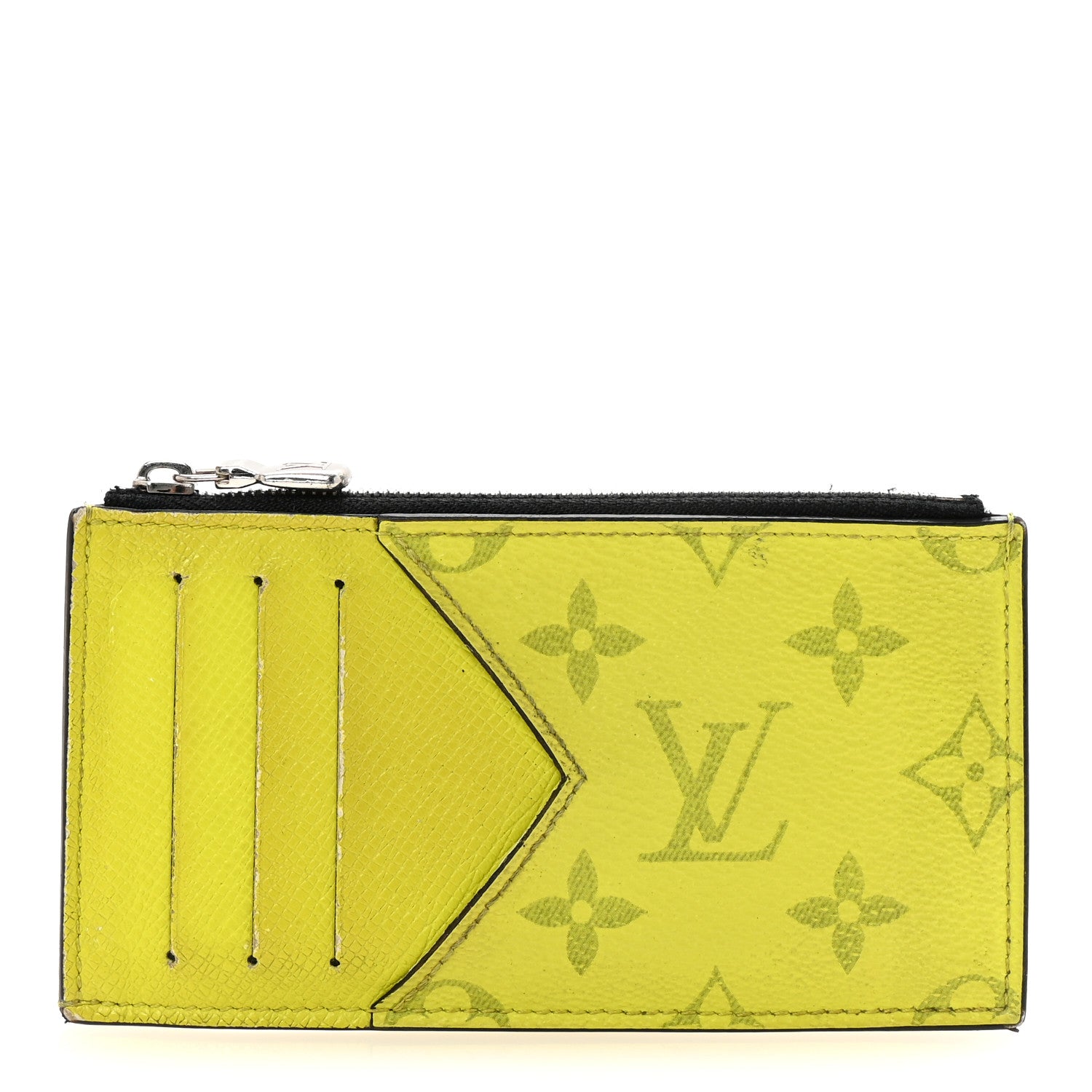 Louis Vuitton Taigarama Coin Card Holder Yellow