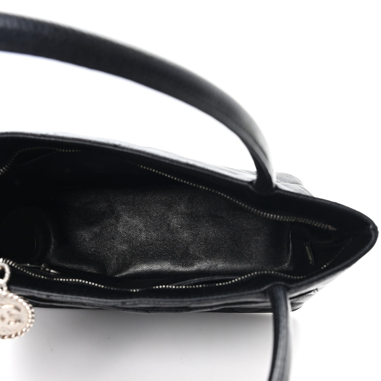 Chanel Caviar Quilted Medallion Tote Black
